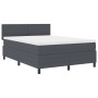 Cama con Base con Colchón Gris Oscuro 140x200 cm Tela de Pana von , Betten und Lattenroste - Ref: Foro24-3337516, Preis: 441,...