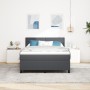 Cama con Base con Colchón Gris Oscuro 140x200 cm Tela de Pana von , Betten und Lattenroste - Ref: Foro24-3337516, Preis: 441,...