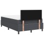 Cama con Box Spring con Colchón Gris Oscuro 120x200 cm Tela de Corduroy de , Camas y somieres - Ref: Foro24-3337508, Precio: ...