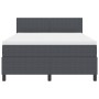 Cama con Base con Colchón Gris Oscuro 140x200 cm Tela de Pana von , Betten und Lattenroste - Ref: Foro24-3337516, Preis: 441,...