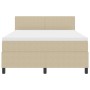 Cama con Somier con Colchón Verde Claro Gris 140x200 cm Tela de Terciopelo by , Beds and slatted bases - Ref: Foro24-3337518,...