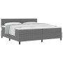 Cama Box Spring con Colchón Gris 200x200 cm Tela de Pana von , Betten und Lattenroste - Ref: Foro24-3337527, Preis: 596,34 €,...