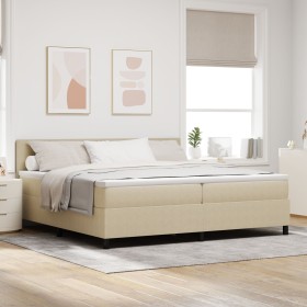 Cama con Base con Colchón Verde Claro Gris 200x200 cm Tela de Terciopelo von , Betten und Lattenroste - Ref: Foro24-3337530, ...