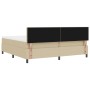 Cama con Base con Colchón Verde Claro Gris 200x200 cm Tela de Terciopelo von , Betten und Lattenroste - Ref: Foro24-3337530, ...