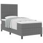 Cama con somier con colchón gris claro 100x200 cm tela de terciopelo von , Betten und Lattenroste - Ref: Foro24-3337543, Prei...