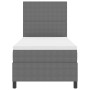 Cama con somier con colchón gris claro 100x200 cm tela de terciopelo von , Betten und Lattenroste - Ref: Foro24-3337543, Prei...