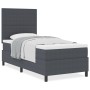 Cama con Somier y Colchón Gris Oscuro 100x200 cm Tela de Corduroy de , Camas y somieres - Ref: Foro24-3337544, Precio: 359,42...
