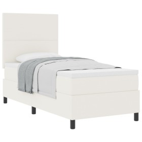 Cama Box Spring con Colchón Crema 100x200 cm Tela de Pana von , Betten und Lattenroste - Ref: Foro24-3337545, Preis: 346,47 €...