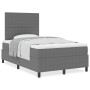 Cama con Somier con Colchón Gris Claro 120x200 cm Tela de Corduroy von , Betten und Lattenroste - Ref: Foro24-3337551, Preis:...