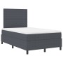 Cama con Base y Colchón Gris Oscuro 120x200 cm Tela de Pana de , Camas y somieres - Ref: Foro24-3337552, Precio: 418,49 €, De...