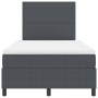 Cama con Base y Colchón Gris Oscuro 120x200 cm Tela de Pana de , Camas y somieres - Ref: Foro24-3337552, Precio: 418,49 €, De...