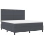 Cama con Box Spring con Colchón Gris Oscuro Super King Tela de Pana von , Betten und Lattenroste - Ref: Foro24-3337568, Preis...