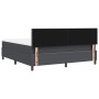 Cama con somier con colchón y luz LED gris oscuro tela de corduroy von , Betten und Lattenroste - Ref: Foro24-3337612, Preis:...