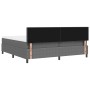 Cama Base con Muelles con Colchón & LED Gris Claro 200x200 cm Tela de Corduroy de , Camas y somieres - Ref: Foro24-3337615, P...