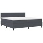 Cama con Box Spring con Colchón Gris Oscuro Tejido de corduroy von , Betten und Lattenroste - Ref: Foro24-3337616, Preis: 578...