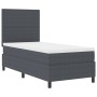 Cama con cajón de con colchón&LED Gris Oscuro 90x200 cm Tela de terciopelo de , Camas y somieres - Ref: Foro24-3337628, Preci...