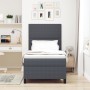 Cama con cajón de con colchón&LED Gris Oscuro 90x200 cm Tela de terciopelo de , Camas y somieres - Ref: Foro24-3337628, Preci...