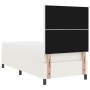 Cama con somier y colchón LED crema 90x200 cm tela de corduroy de , Camas y somieres - Ref: Foro24-3337629, Precio: 338,34 €,...