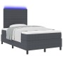 Cama con Somier de con Colchón Gris Oscuro Tela Acanalada von , Betten und Lattenroste - Ref: Foro24-3337640, Preis: 410,17 €...