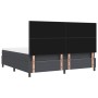 Cama con Somier con Colchón&LED Gris Oscuro 200x200 cm Tela de Pana de , Camas y somieres - Ref: Foro24-3337660, Precio: 639,...
