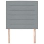 Cabecero Diseño de Líneas Gris Claro 100 cm Tela von , Kopf- und Fußteile - Ref: Foro24-3337677, Preis: 84,74 €, Rabatt: %