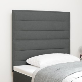 Cabecero Diseño Lineal Gris Oscuro 100 cm Tela von , Kopf- und Fußteile - Ref: Foro24-3337678, Preis: 84,74 €, Rabatt: %