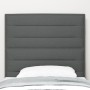 Cabecero Diseño Lineal Gris Oscuro 100 cm Tela von , Kopf- und Fußteile - Ref: Foro24-3337678, Preis: 84,74 €, Rabatt: %