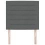 Cabecero Diseño Lineal Gris Oscuro 100 cm Tela von , Kopf- und Fußteile - Ref: Foro24-3337678, Preis: 84,74 €, Rabatt: %