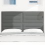 Cabecero Diseño Líneas Gris Oscuro 140 cm Tela by , Headboards and footboards - Ref: Foro24-3337685, Price: 108,14 €, Discoun...
