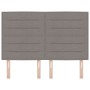 Cabecero Diseño Líneas Taupe 140 cm Tela de , Cabeceros y pies de cama - Ref: Foro24-3337688, Precio: 108,14 €, Descuento: %