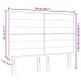 Cabecero Diseño Líneas Taupe 140 cm Tela de , Cabeceros y pies de cama - Ref: Foro24-3337688, Precio: 108,14 €, Descuento: %