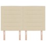 Cabecero Diseño Líneas Crema 160 cm Tela by , Headboards and footboards - Ref: Foro24-3337696, Price: 111,14 €, Discount: %