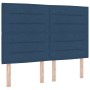 Cabecero Diseño Lines Azul 160 cm Tela de , Cabeceros y pies de cama - Ref: Foro24-3337697, Precio: 112,00 €, Descuento: %