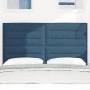 Cabecero Diseño Lines Azul 160 cm Tela de , Cabeceros y pies de cama - Ref: Foro24-3337697, Precio: 112,00 €, Descuento: %