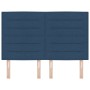 Cabecero Diseño Lines Azul 160 cm Tela de , Cabeceros y pies de cama - Ref: Foro24-3337697, Precio: 112,00 €, Descuento: %
