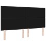 Cabecero Diseño Líneas Negro 180 cm Tela de , Cabeceros y pies de cama - Ref: Foro24-3337700, Precio: 148,70 €, Descuento: %