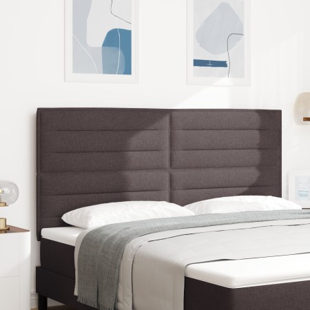 Cabecero Diseño Líneas Marrón Oscuro 180 cm Tela by , Headboards and footboards - Ref: Foro24-3337701, Price: 123,47 €, Disco...
