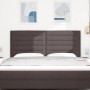 Cabecero Diseño Líneas Marrón Oscuro 180 cm Tela de , Cabeceros y pies de cama - Ref: Foro24-3337701, Precio: 123,36 €
