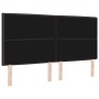 Cabecero Diseño Líneas Marrón Oscuro 180 cm Tela de , Cabeceros y pies de cama - Ref: Foro24-3337701, Precio: 123,36 €