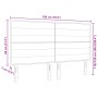 Cabecero Diseño Líneas Marrón Oscuro 180 cm Tela by , Headboards and footboards - Ref: Foro24-3337701, Price: 123,47 €, Disco...