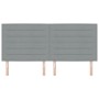 Cabecero Diseño de Líneas Gris Claro 200 cm Tela by , Headboards and footboards - Ref: Foro24-3337705, Price: 131,37 €, Disco...