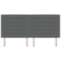 Cabecero Diseño Lines Gris oscuro 200 cm Tela von , Kopf- und Fußteile - Ref: Foro24-3337706, Preis: 158,51 €, Rabatt: %