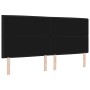 cabecero Diseño de Líneas Negro 200 cm Tela von , Kopf- und Fußteile - Ref: Foro24-3337707, Preis: 158,51 €, Rabatt: %