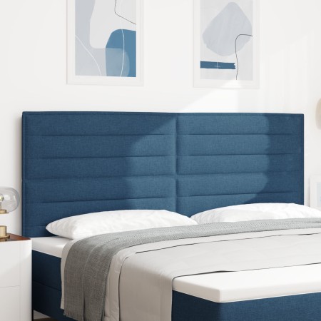 Cabecero Diseño Lines Azul 200 cm Tela by , Headboards and footboards - Ref: Foro24-3337711, Price: 132,43 €, Discount: %