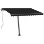 Automatic awning LED wind sensor anthracite gray 300x250 cm by vidaXL, Awnings - Ref: Foro24-3069714, Price: 562,44 €, Discou...