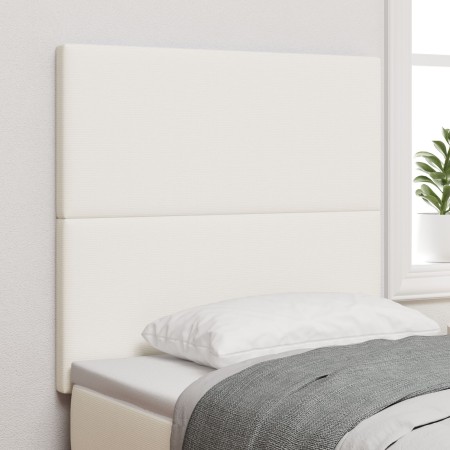 Cabecero Diseño Simple Crema 100 cm Tela de Pana by , Headboards and footboards - Ref: Foro24-3337722, Price: 66,26 €, Discou...