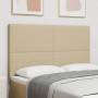 Cabecero Diseño Sencillo Verde Claro Gris 140 cm Tela de Pana von , Kopf- und Fußteile - Ref: Foro24-3337727, Preis: 124,93 €...