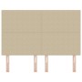 Cabecero Diseño Sencillo Verde Claro Gris 140 cm Tela de Pana von , Kopf- und Fußteile - Ref: Foro24-3337727, Preis: 124,93 €...
