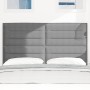 Cabecero Diseño Sencillo Gris Claro 160 cm Tela de Pana by , Headboards and footboards - Ref: Foro24-3337728, Price: 108,75 €...