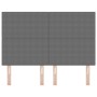 Cabecero Diseño Sencillo Gris Claro 160 cm Tela de Pana by , Headboards and footboards - Ref: Foro24-3337728, Price: 108,75 €...